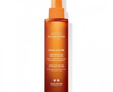 ESTHEDERM SUN OIL OPAĽOVACÍ OLEJ NORMAL TO STRONG SUN - suchý opaľovací olej s podporou opálenia 150ml