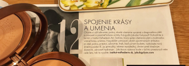 INSTITUT ESTHEDERM ART v časopise Madam EVA - Spojenie krásy a umenia