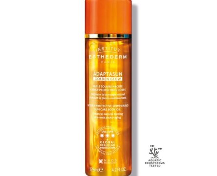 ESTHEDERM ADAPTASUN GOLDEN GLOW - zlatistý opaľovací olej na telo pre silné slnko 125 ml