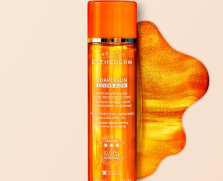 ESTHEDERM ADAPTASUN GOLDEN GLOW - zlatistý opaľovací olej na telo pre silné slnko 125 ml